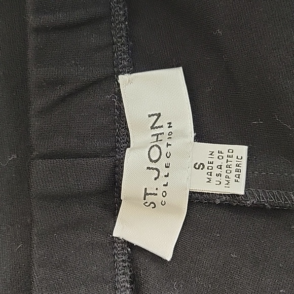 St John Collection sz small black leggings - Picture 3 of 4